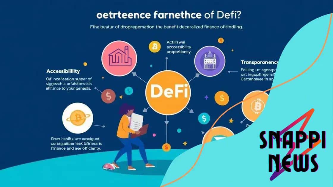 Key benefits of DeFi for users