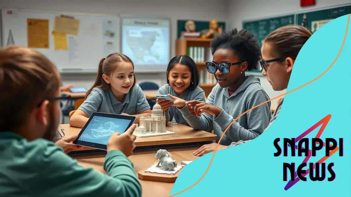 Real-world applications of AR in classrooms