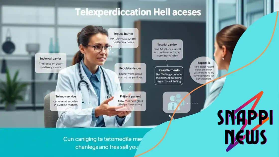 Challenges faced in telemedicine