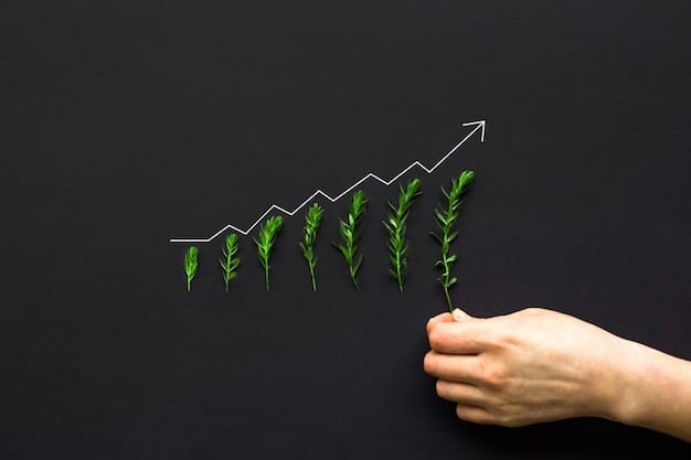 A graph showing the increasing trend of ESG investment funds over the past decade, highlighting the growing interest and capital allocation towards sustainable investments. The graph should be visually appealing and clearly demonstrate the upward trajectory of ESG investing.