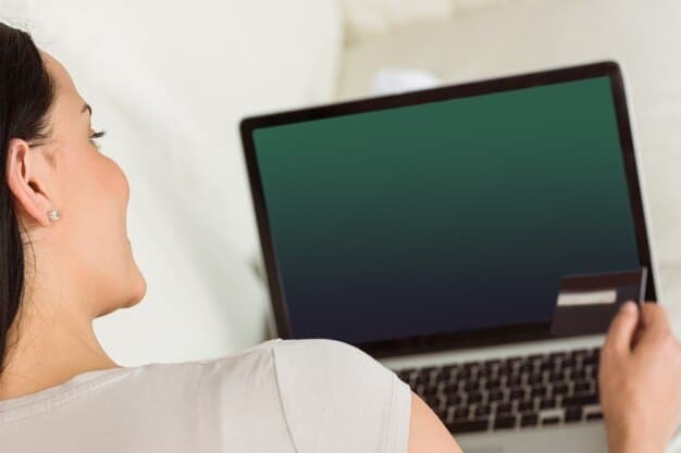 A close-up shot of a laptop screen displaying information. The focus is on the affordability aspect of the program with the caption: The Affordable Connectivity Program: How to Get Up to $30 Off Your Monthly Internet Bill in 2025.