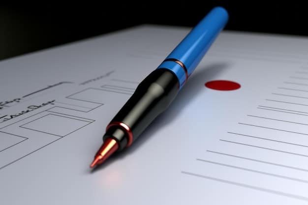 A close-up of the FAFSA application form with a pen hovering over it, symbolizing the process of applying for federal student aid. The focus is on the importance of completing the FAFSA accurately. Text overlay: 