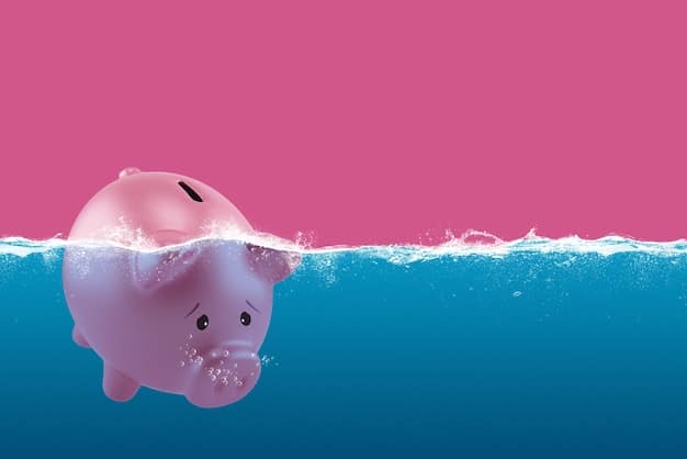 A split image that contrasts a sparsely filled piggy bank on one side, representing savings losing value to inflation, with a fully stocked piggy bank on the other side, symbolizing investments and savings that are effectively outpacing inflation. The image is intended to visually demonstrate strategies for 'Decoding the Latest Inflation Report: What Does a 3.2% Rate Mean for Your Savings?'.