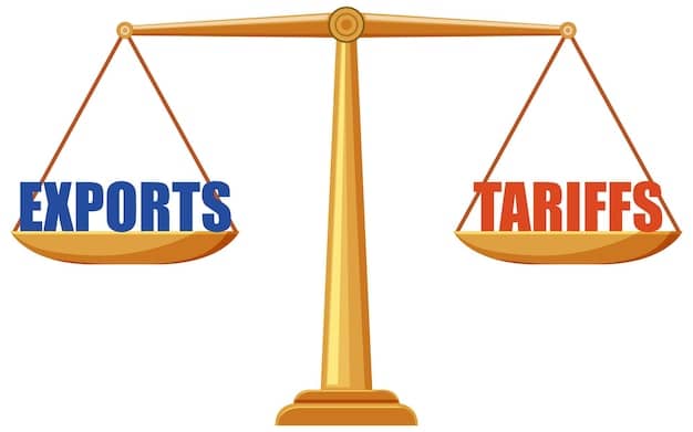 A balanced scale representing the Dodd-Frank Act, with 