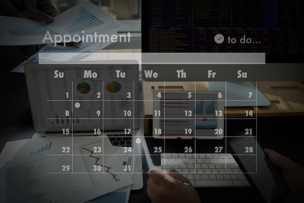 A calendar with certain weeks highlighted, representing the duration of unemployment benefits. An overlaying graph shows the unemployment rate fluctuating over time. Text indicating 'Extended Benefits' and 'Reduced Duration' appears on the calendar based on the unemployment rate. Mention changes to '5 Key Changes to Unemployment Benefits in 2025 You Need to Know' and benefit duration in the description.