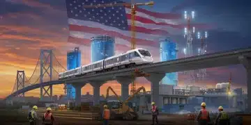 Modern infrastructure projects under construction, symbolizing progress and practical solutions from the Bipartisan Infrastructure Law.
