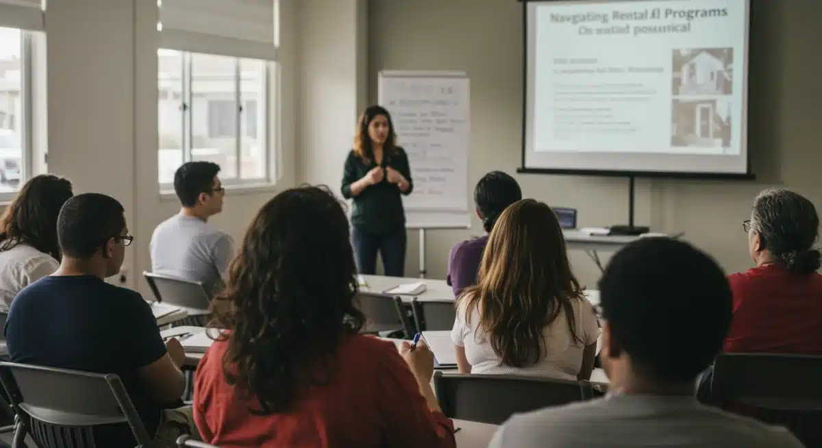 Community workshop on navigating housing aid programs and resources