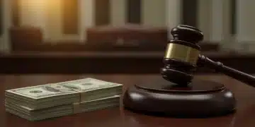 Gavel and money symbolizing campaign finance reform legislation