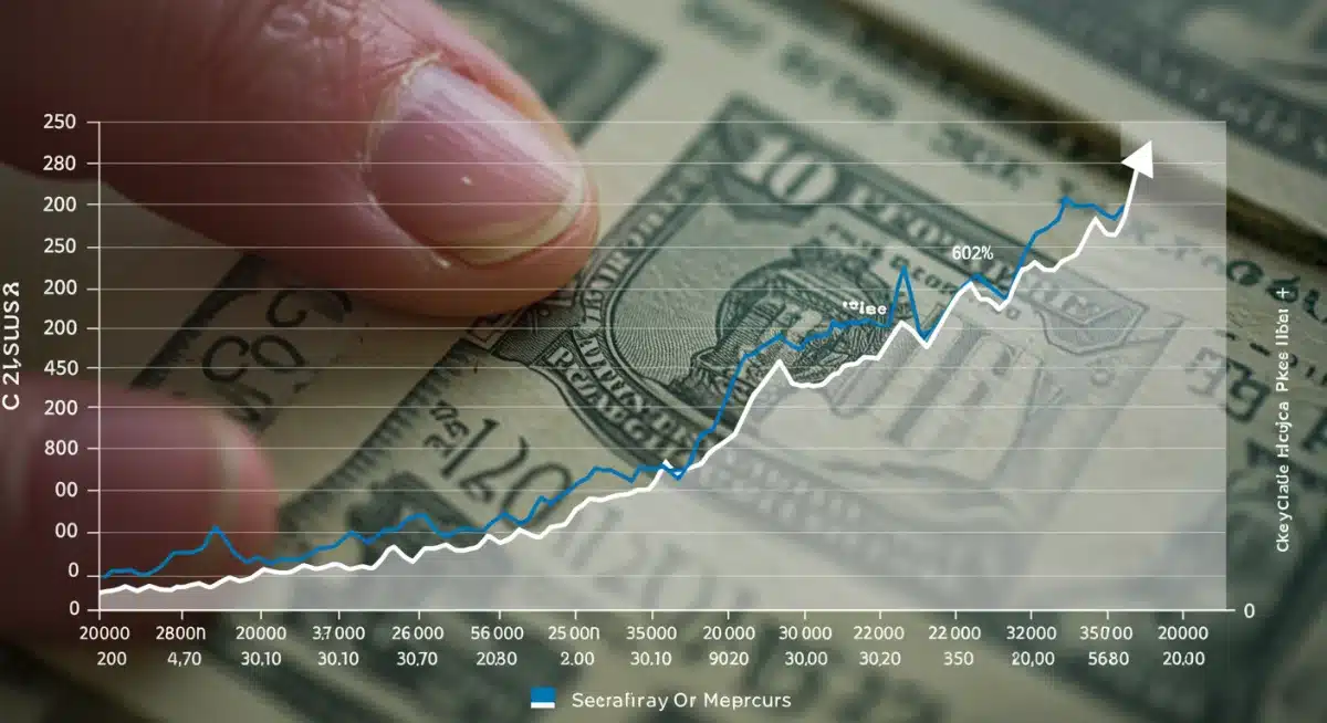 Graph showing historical Social Security COLA trends and the 2025 increase.