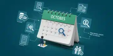 October 2025 calendar with data privacy icons, symbolizing upcoming regulatory changes.