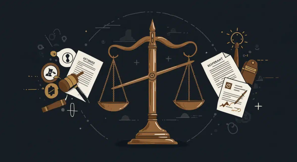 Scales of justice balancing legal documents, representing complex judicial decisions and political impact.