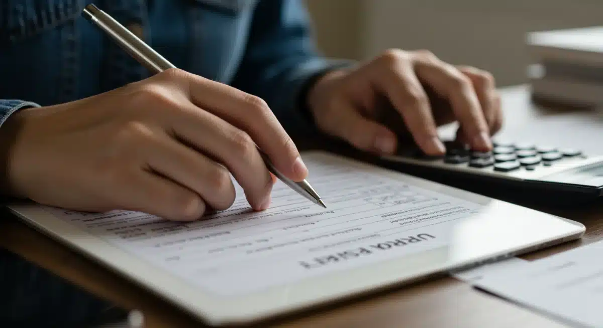Student filling out FAFSA form on a tablet, highlighting the application process for financial aid.