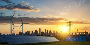 Renewable energy growth in US, solar panels, wind turbines, investment opportunities 2025